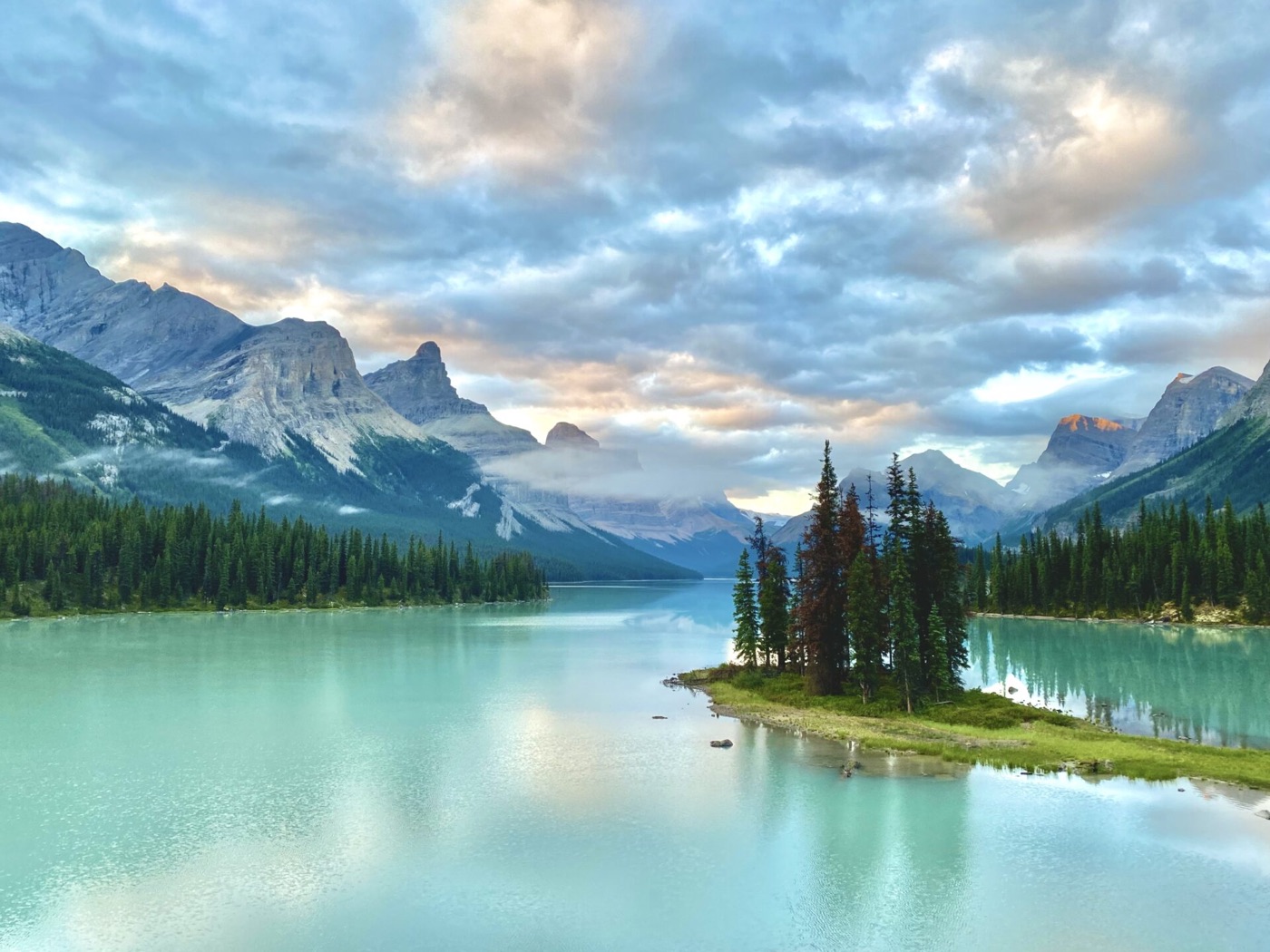 Mountain landscape near Jasper