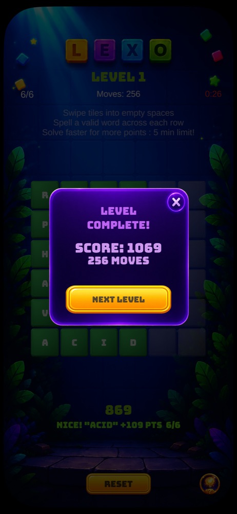 Lexo screenshot